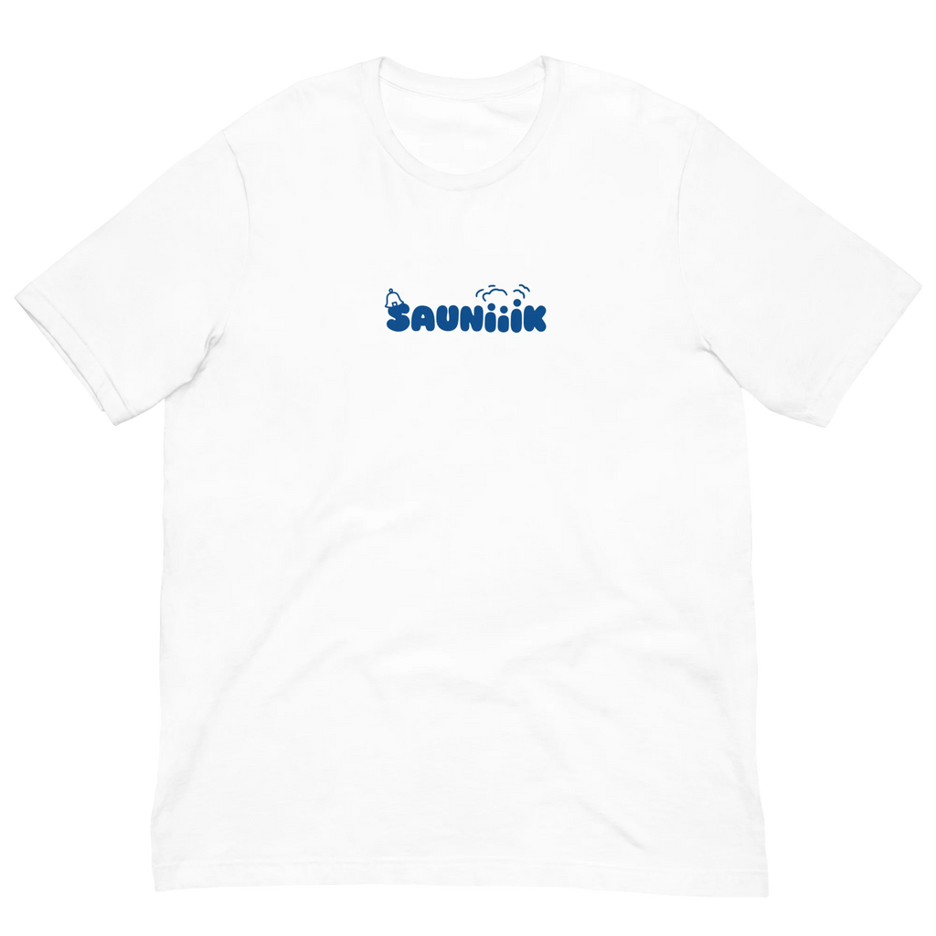 SAUNiiiK Logo Tee - White No.1